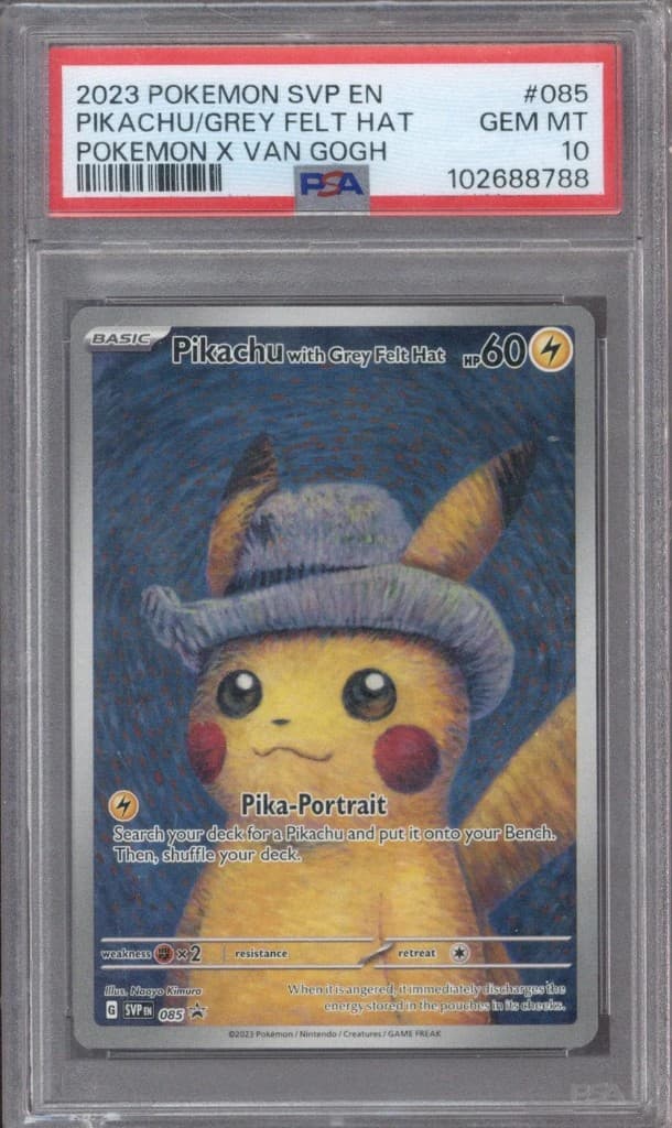 Pikachu with Grey Felt Hat